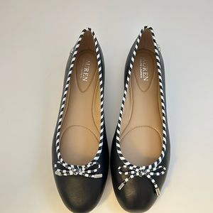 Jayna Ballet Flats in Navy